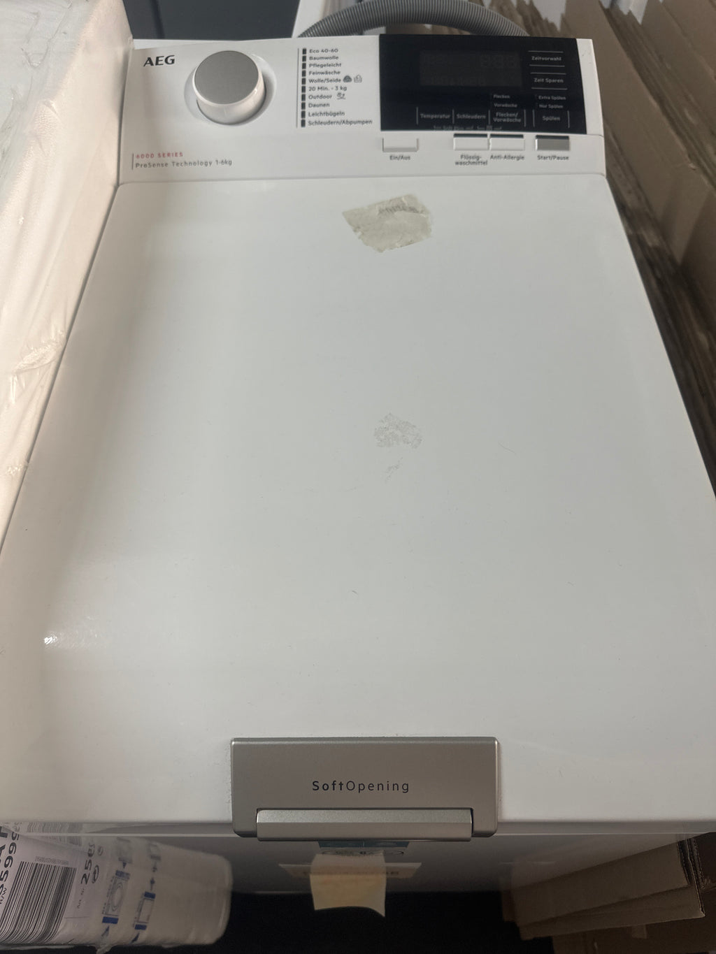 Máquina de Lavar Roupa AEG LTR6A360TL 6kg A Superior 40cm