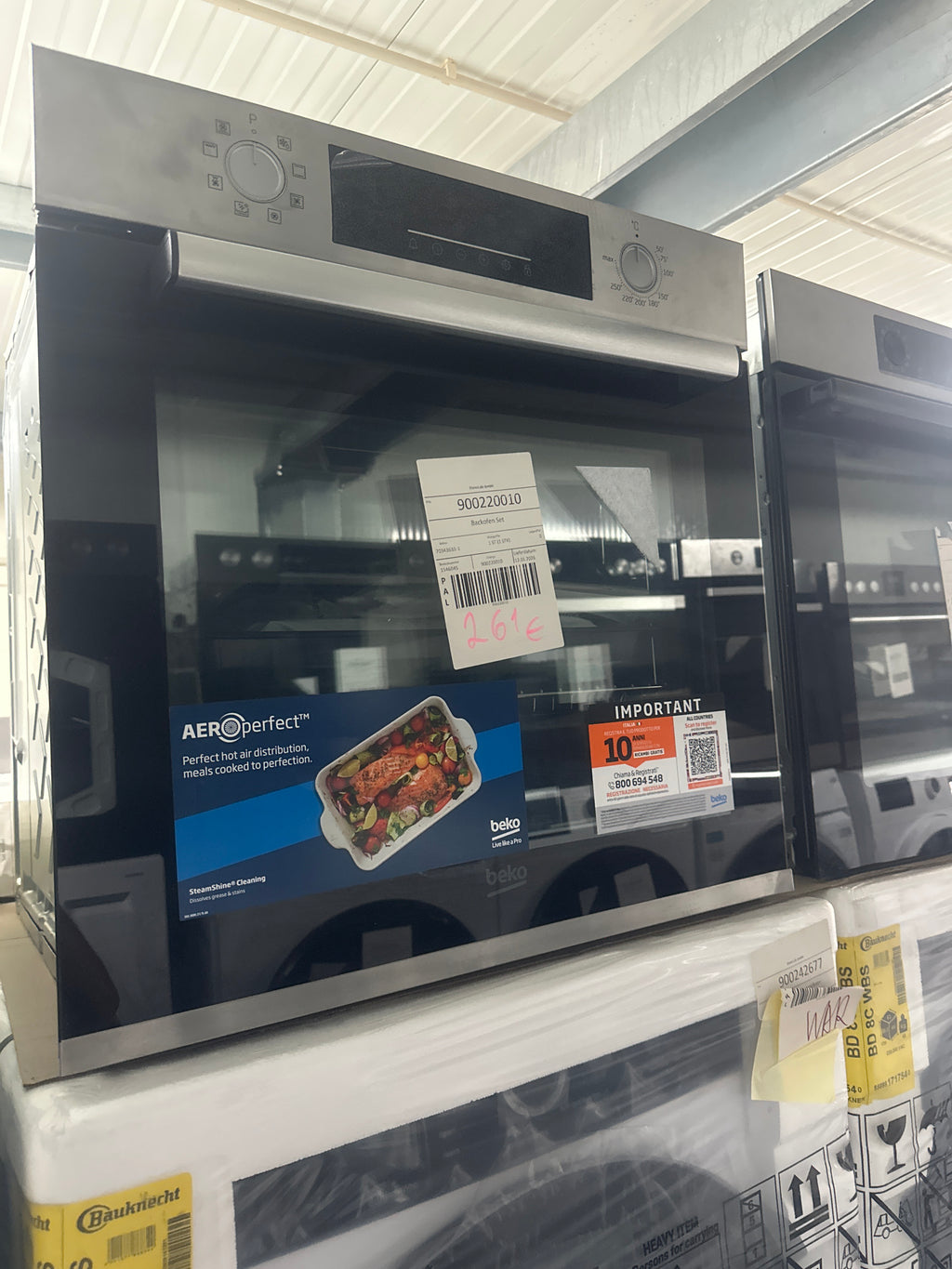 Forno Elétrico Encastrável Beko BBIM12300XMPEF 72L