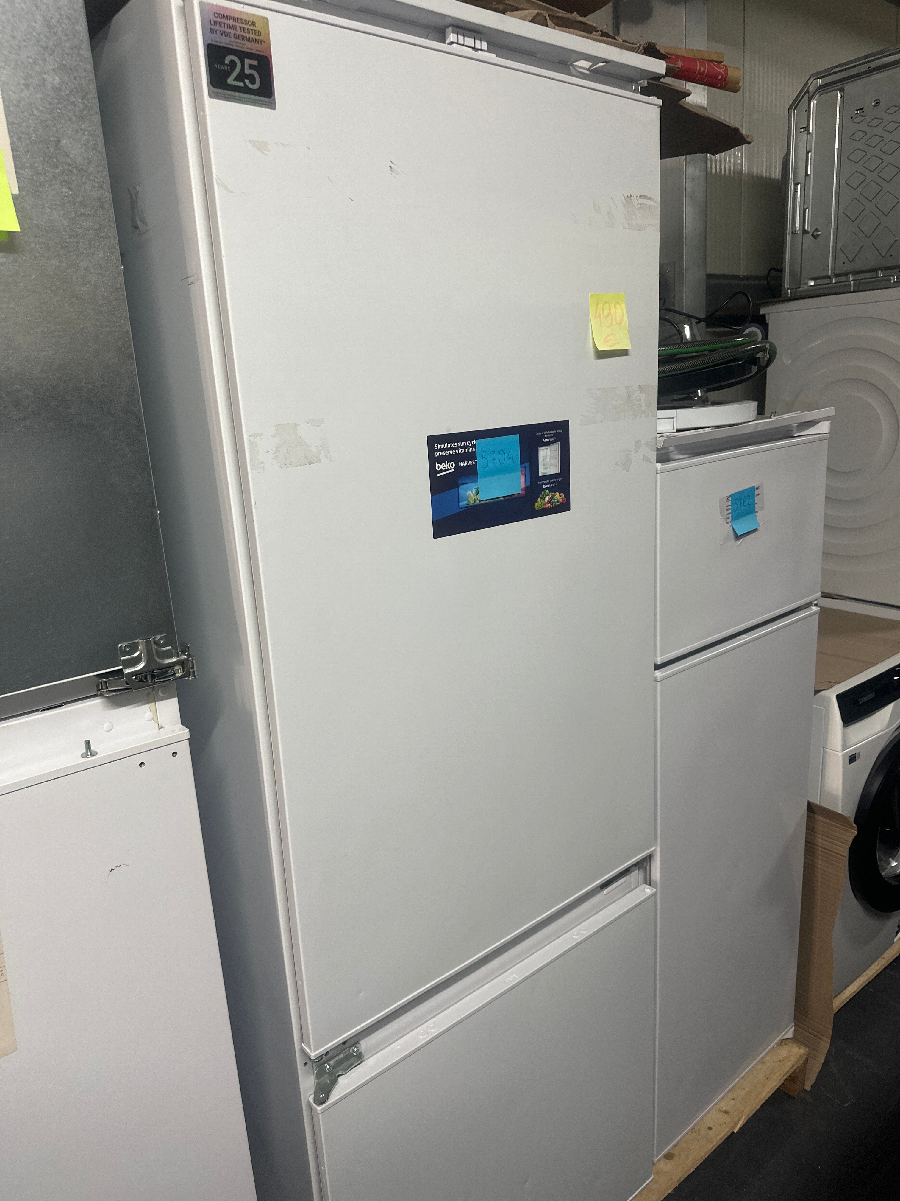 Frigorífico Combinado Beko BCSE400E40SN 400L Classe E