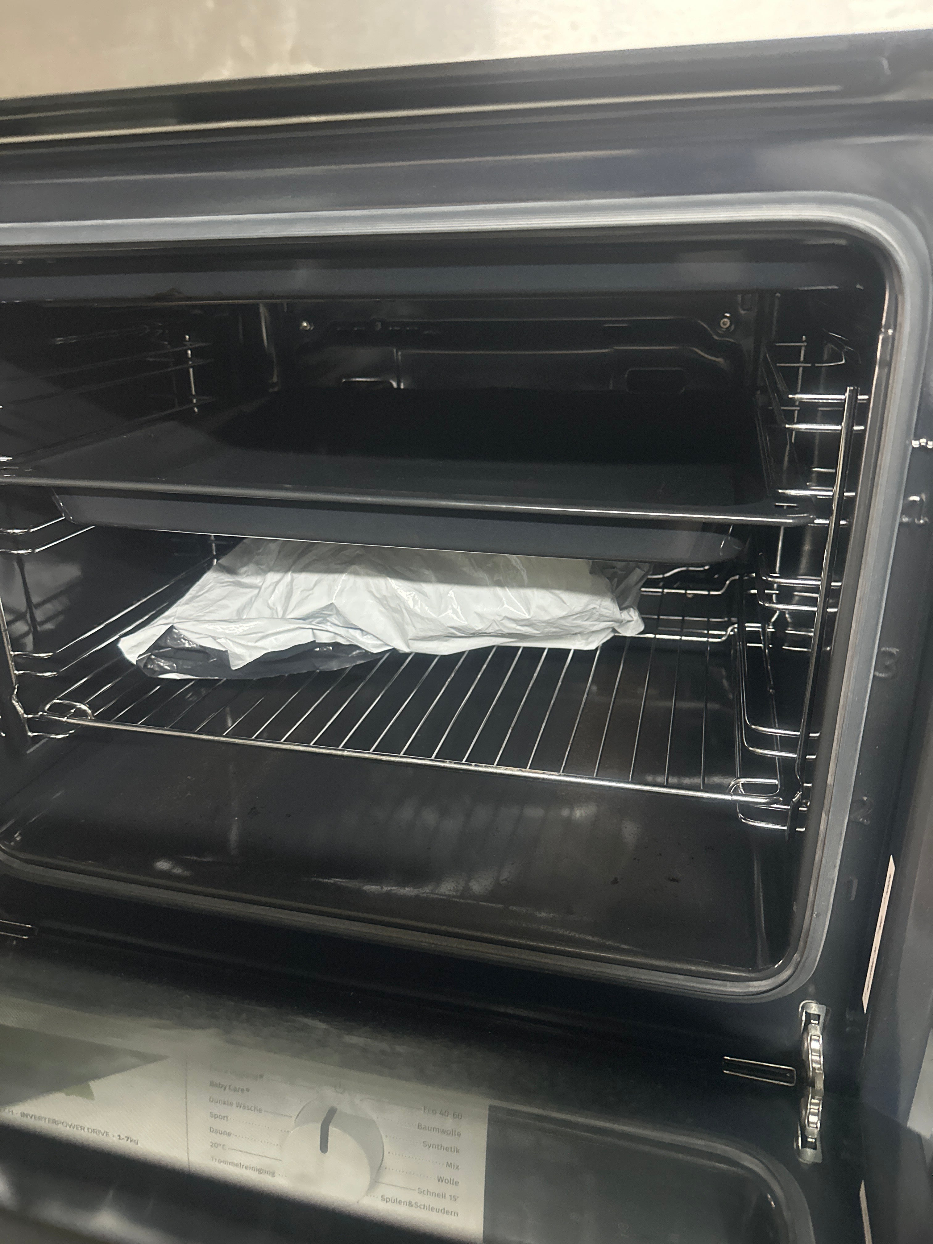 Conjunto Forno e Placa Siemens EQ110KA0Z 66L A Prateado