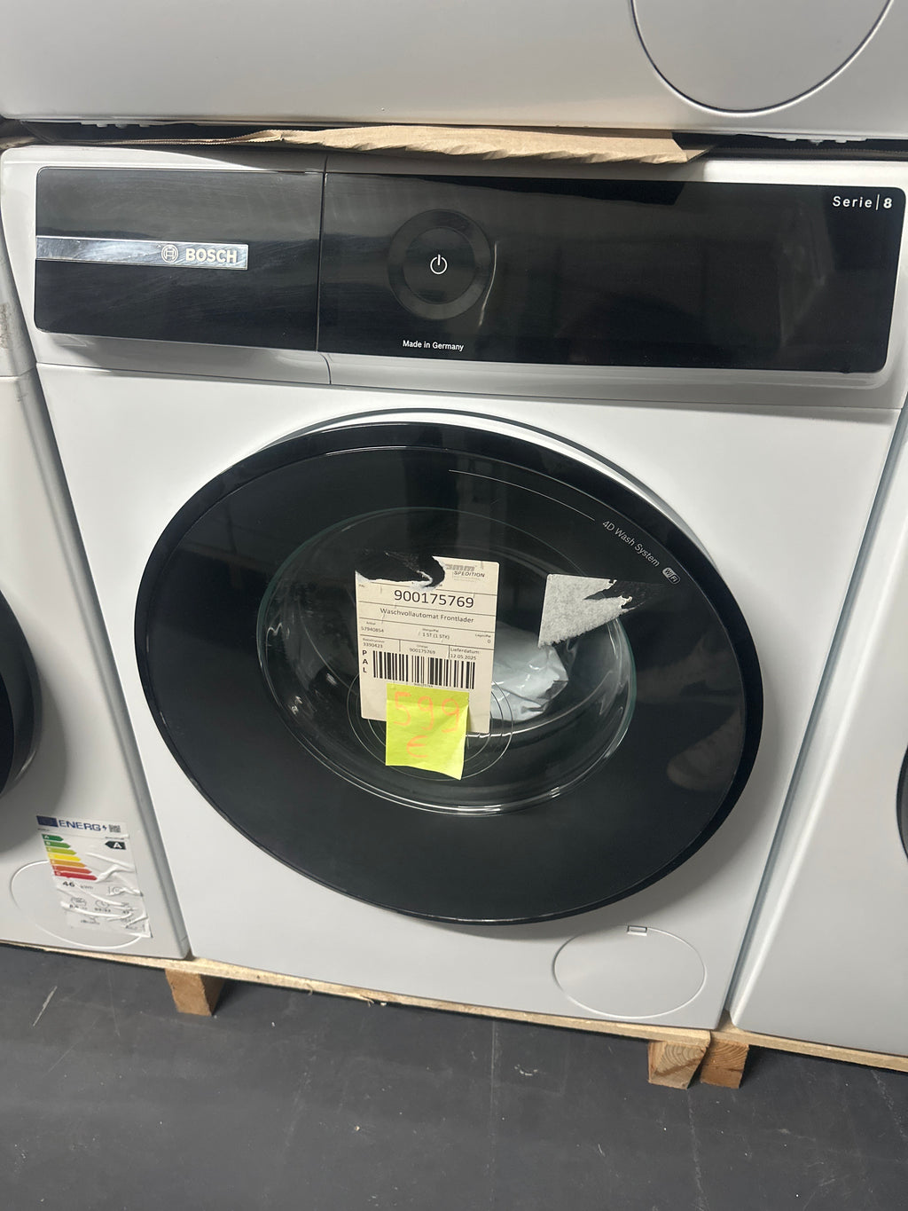 Máquina de Lavar Roupa Bosch WGB244040 9kg A WiFi 69dB