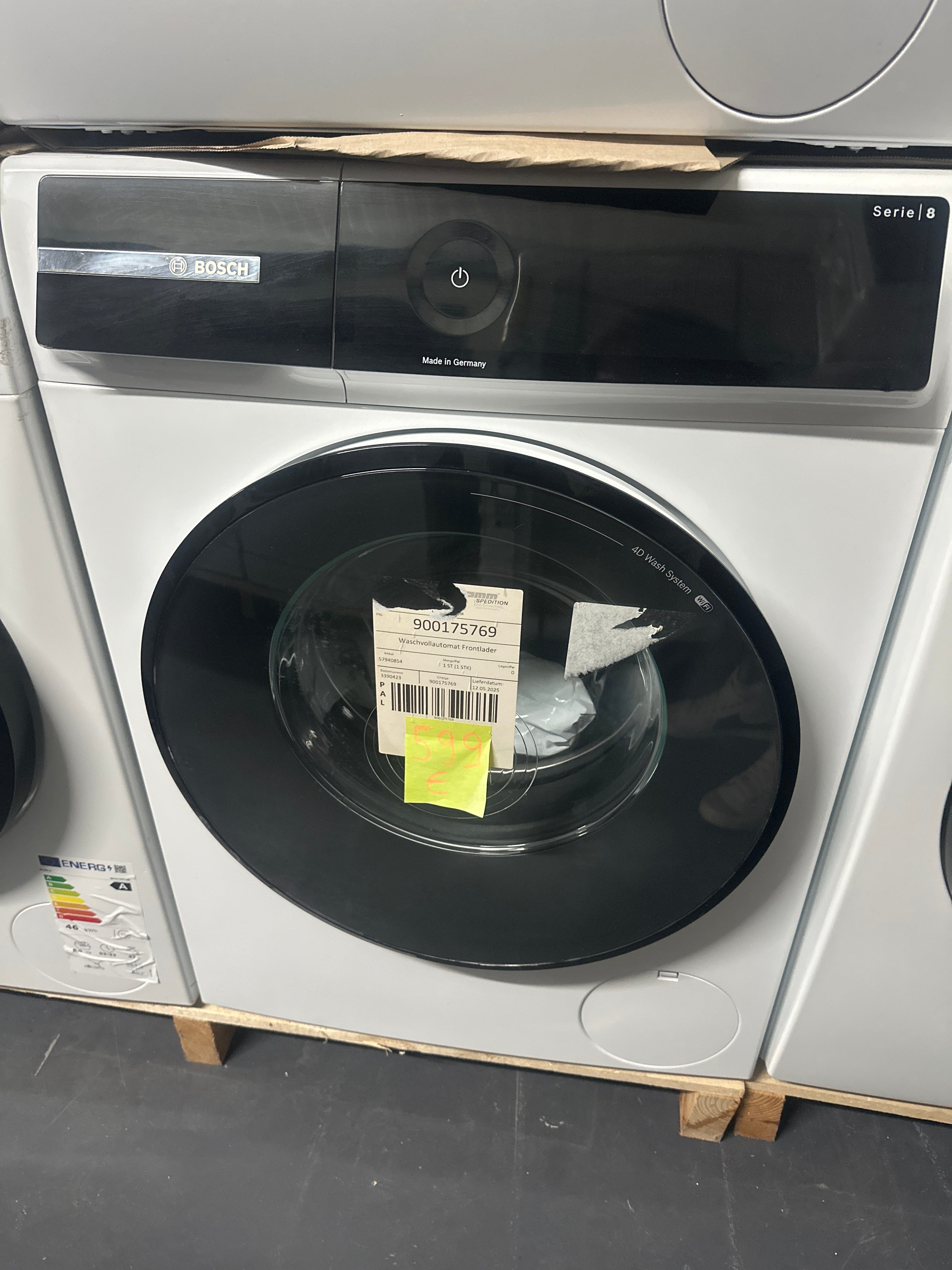 Máquina de Lavar Roupa Bosch WGB244040 9kg A WiFi 69dB