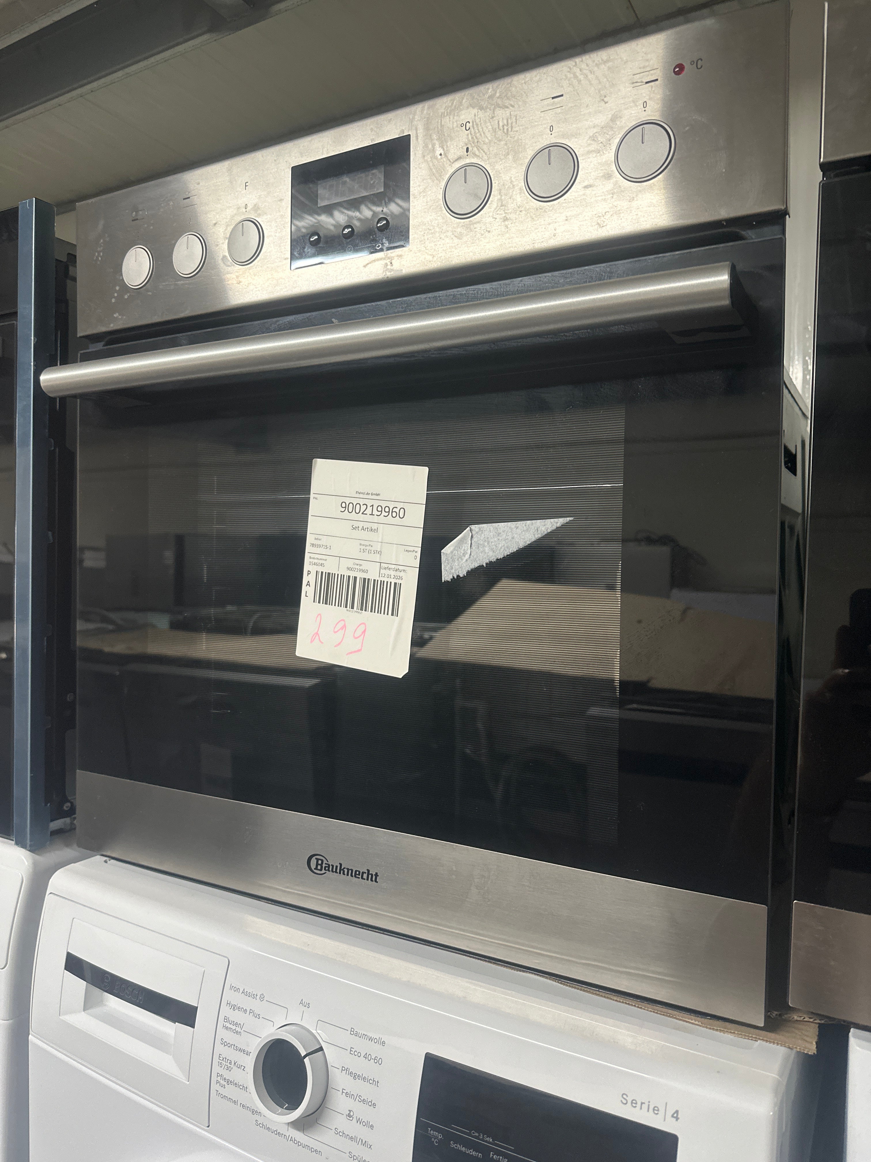 Conjunto Forno e Placa Bauknecht BAKO 700 STEAM 71L