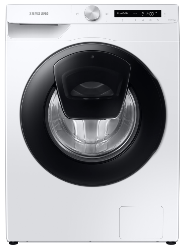 Máquina de Lavar Roupa Samsung WW90T554AAE/S2 AddWash 9kg Classe A WiFi Porta Superior Adicionar Roupa Vapor Ultra-Silenciosa 72dB Classe A Ruído Branco - Vista Frontal
