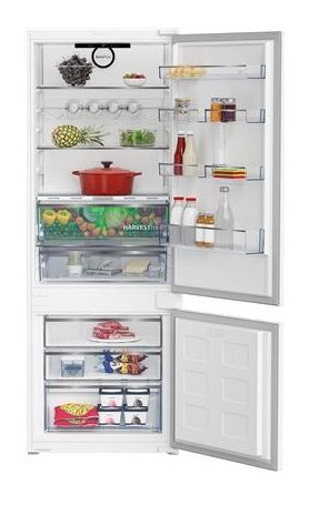 Frigorífico Combinado Beko BCSE400E40SN 400L Classe E