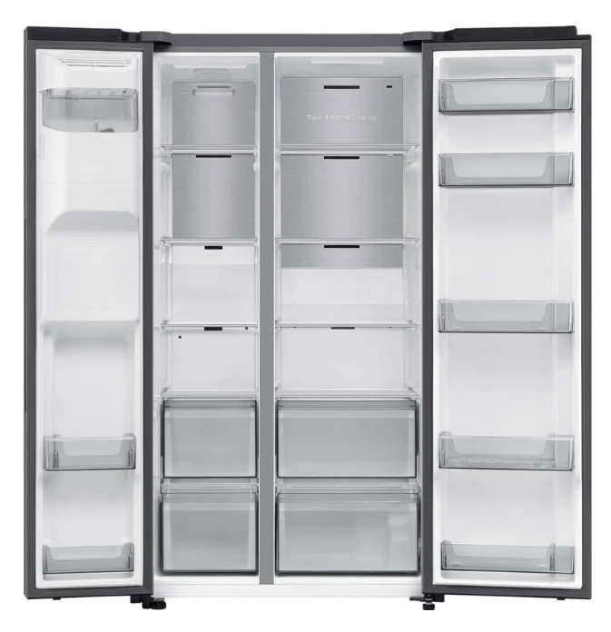 Frigorífico Americano SAMSUNG RS70F66KBTEF B (No Frost - 178.4 cm - 634 L - Inox)