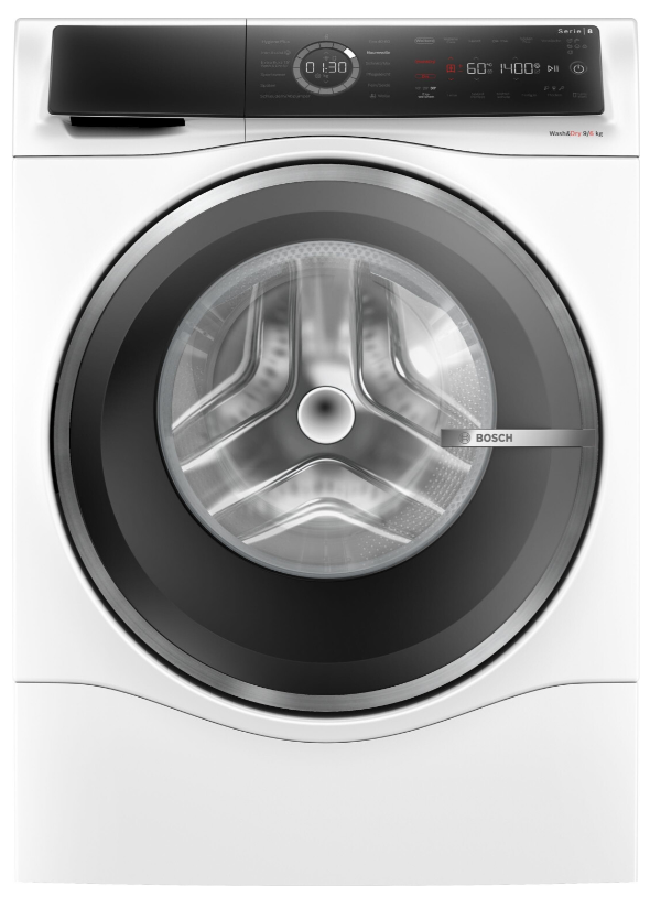 BOSCH Serie 8 WNC244070, 9 kg, 6 kg, 1400 U/min, Wash & Dry 45
